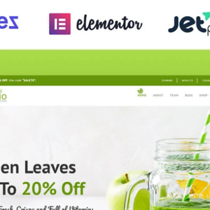 Naturio Food Store Template WooCommerce Theme