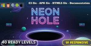 Neon hole puzzle platformer game html5 construct 3 gplpixel.jpg