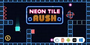 Neon tile rush construct 3 html5 gplpixel.jpg