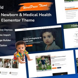 Newchild - Child Care, Newborn & Medical WordPress Elementor Theme