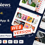News App and Web - Flutter News App for Android and IOS App | News Website with Admin panel