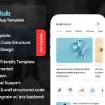 News & Blog Magazine Android + iOS App Template - Flutter 2 - Newshub