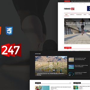 News247 - News Magazine HTML Template