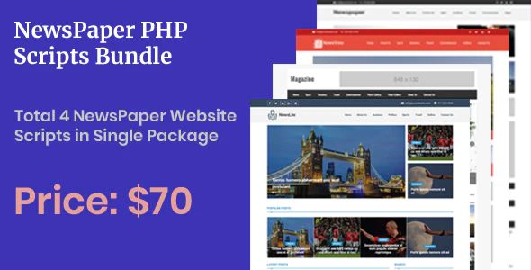 newspaper-php-scripts-bundle-codermarket.png Newspaper PHP Scripts - Bundle - Image 1