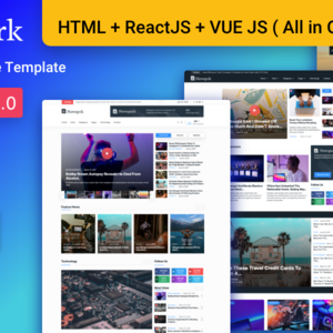 Newsprk - News Magazine HTML Template