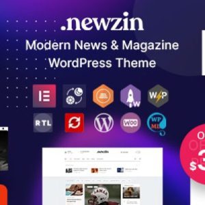 Newzin – WordPress Newspaper Magazine Elementor Theme