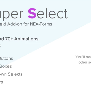 NEX-Forms - Super Selection Form Field