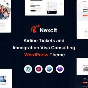 Nexcit – Airline Tickets and Immigration Visa Consulting WordPress Theme