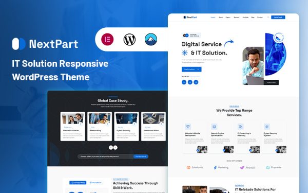 Nextpart - IT Solution WordPress Theme - Image 1