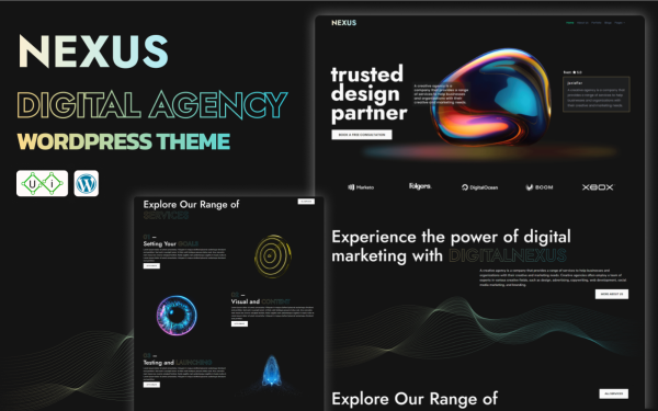 Nexus - Digital Agency and IT Solution WordPress Theme - Image 1