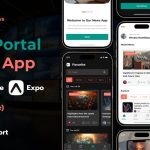 NexusNews Portal React Native Expo App | Free Figma | iOS | Android