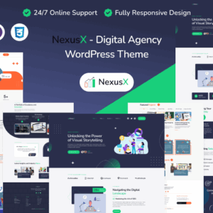 Nexusx - Digital Agency WordPress Theme