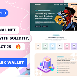 NFT Nfolio – Full Functional NFT Marketplace with React and Solidity