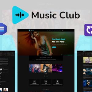 Night Club - Band | Music Party WordPress Theme