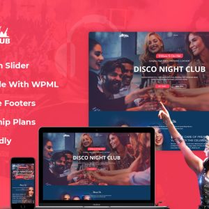 Night Club - Party WordPress Theme With AI Content Generator