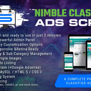 Nimble Classified Ads Script – PHP And Laravel Geo Classified Advertisement CMS