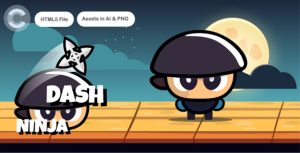 Ninja dash construct 3 gplpixel.jpg