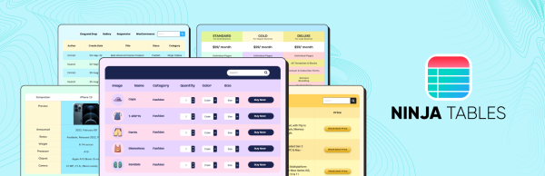 Ninja Tables Pro - The Fastest And Most Diverse Wp Datatables Plugin - Image 1