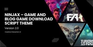 Ninjax game and blog game download script theme codermarket.jpeg