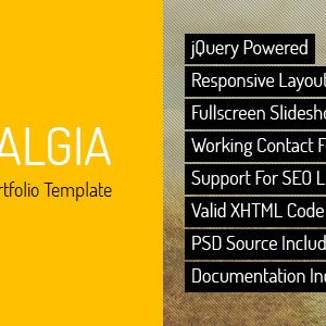Nostalgia - Portfolio Template