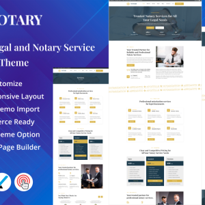 Notary - Professional Notary and Document Services WordPress Theme