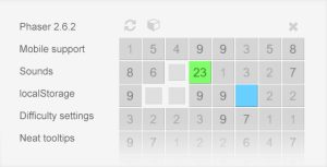Number maze html5 phaser engine with cordova files for android and ios .jpg