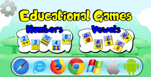 Numbers and vowels educational games html5 and mobile gplpixel.png