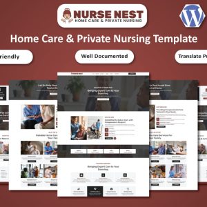 Nurse Nest - Home Care & Private Nursing WordPress Elementor Template