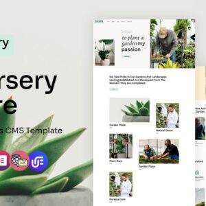 Nursery - Nursery Plant And Garden Multipurpose WordPress Elementor Theme