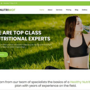 Nutrimof - Nutritional & Health WordPress Theme