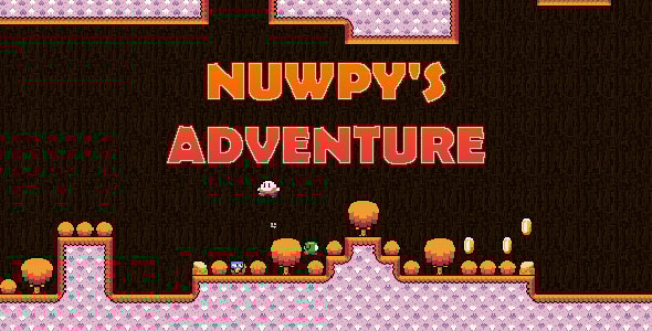nuwpys-adventure-platformer-gplpixel.jpg Nuwpy's Adventure - Platformer - Image 1