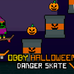Obby Halloween Danger Skate - HTML5 Game - Construct 3