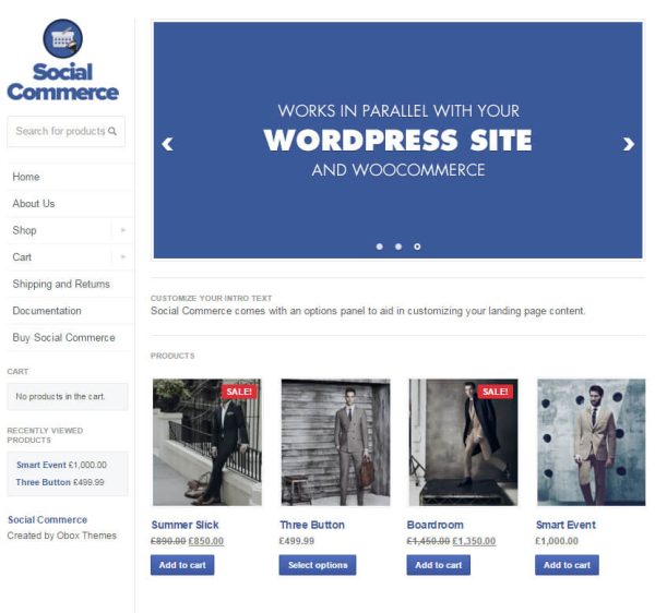 OboxThemes Social Commerce WordPress Plugin - Image 1