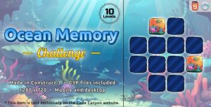 Ocean memory challenge html5 memory game gplpixel.jpg