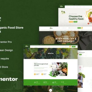Ogenix - Organic Food Store Elementor Template Kit