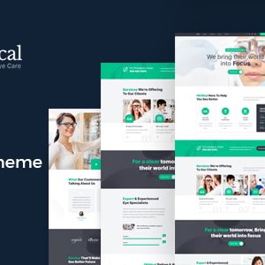 Oktilcal - Eye Care WordPress Theme