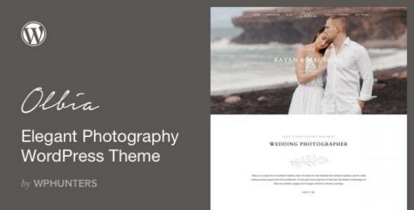 Olbia – Elegant WordPress Theme for Photographers - Image 1