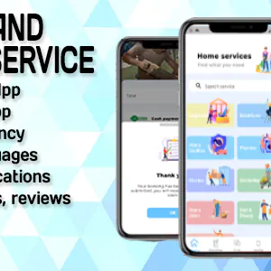 On Demand Service Solution 4 Apps Customer+Provider+Admin Panel+Web Site - Flutter (iOS+Android)