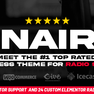 Onair: Radio Station WordPress Theme With Non-Stop Music Player