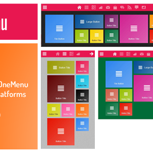 OneMenu - Responsive Metro UI Menu