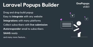 Onepopups laravel popups builder codermarket.png