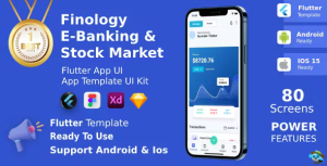 Online banking digital wallet stock market android ios figma xd .png