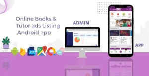 Online books and tutor ads listing android app with full admin panel .png