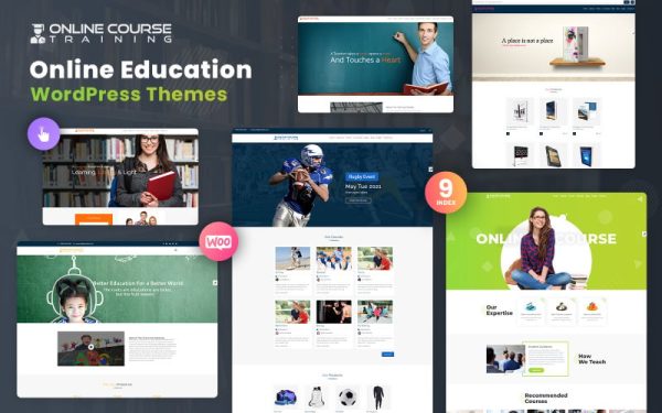 Online Course And Training Institute WordPress Theme - Image 1