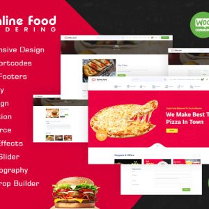 Online Food Ordering WordPress Theme With AI Content Generator