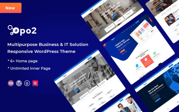 Opo2 - Multipurpose Business and It Solution WordPress Theme - Image 1