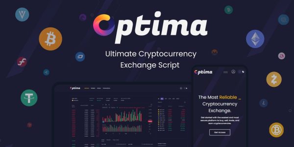 Optima - Cryptocurrency Exchange Script. Bitcoin & Ethereum - Image 1