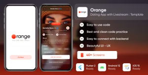Orange the ultimate dating app with livestream ui kit for android and ios.png