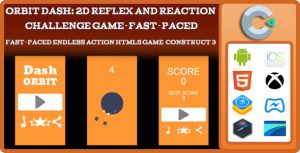 Orbit dash 2d reflex and reaction challenge game fast paced endless action.jpg