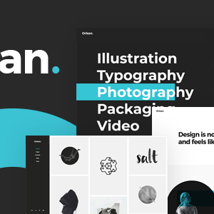 Orkan - Artist and Design Agency Portfolio Theme